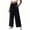 Black-pants, variant on Wide Leg Jeans for Women High Waisted Drawstring Jeans with Pockets Elastic Waist Strechy Pull On Denim Pants
