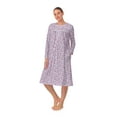 thumbnail image 3 of Aria Women’s 100% Cotton Long Sleeve Ballet Nightgown, Sizes XS-5X, 3 of 5