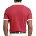 thumbnail image 5 of Golf Shirts for Men Turndown Collar Short Sleeve Polos Color Block Stretch Daily Casual Stylish Shirt,Sizes S-3XL, 5 of 7