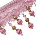 thumbnail image 2 of Tassel Fringe Trim Beaded Tassel Fringing Trimmings Ball Fringe Lampshades Trim Sewing Fringe Fring Trimming Upholstery Drapery 6 Yards, 2 of 4