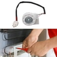 thumbnail image 6 of kowaku Refrigerator Fan Motor DC12V 4.5W Condenser Fan Part Easy Installation Freezing Fan Motor 50240401000K for Mounting Repairing, 6 of 9