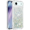 thumbnail image 2 of MYKOMI Compatible with iPhone Air Case Glitter Sparkle Cute Liquid Clear Flowing Quicksand Shockproof TPU Protective Girly Women Phone Case for iPhone 17 Air 6.5", 2 of 6
