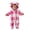 Pink, variant on Gamivast Romper Jumpsuit Baby Fleece Plaid Sherpa Winter Snowsuit Toddler Warm Hooded Outerwear with Cute Bear Ears Full Zip Outfit for Infant