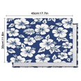 thumbnail image 6 of Pioneer Flower Floral Print Pattern Summer Placemats Table Placemats Set Of 4-Linen Kitchen Washable Placemats Table Mats 12x18 Inch Non-Slip Heat Resistant, 6 of 6