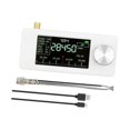 thumbnail image 2 of Bunblic Pocket Radio Handheld USB Rechargeable AM/FM Radio for Indoor Office Jogging white, 2 of 8