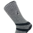 thumbnail image 4 of Thermal Socks for Men Winter Wool Crew Socks Gray 1 PAIR Size 10-13, 4 of 4