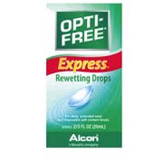 2 Pack - Opti-Free Express Rewetting Drops Economy Size .66 fl oz (20 ml) Each