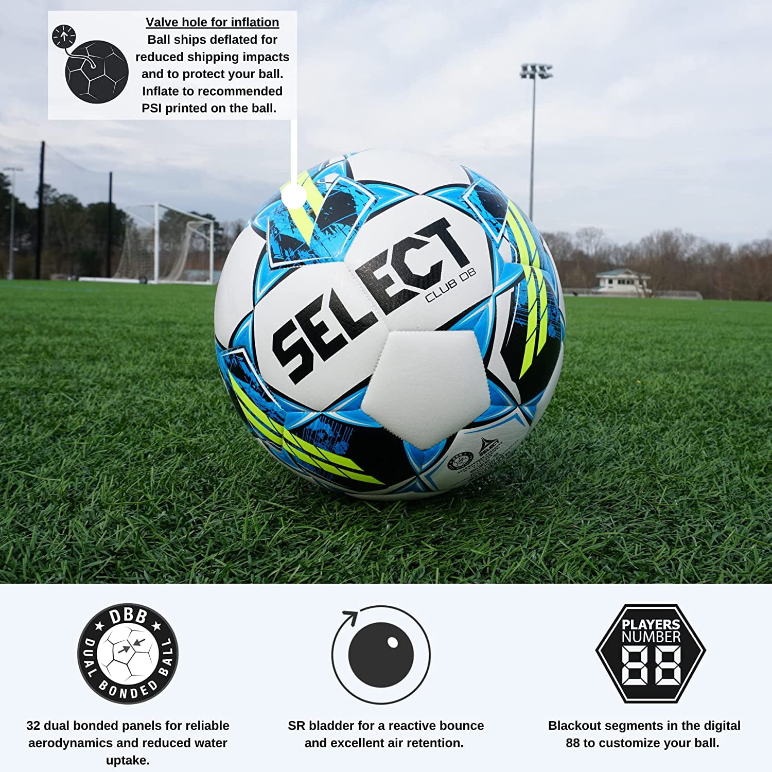 Select Club DB V22 Soccer Ball