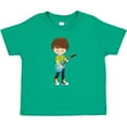 thumbnail image 3 of Inktastic Rock Boy, Brown Hair, Guitar Player, Band, Music Boys Baby T-Shirt, 3 of 5