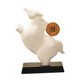 thumbnail image 3 of Estatua de caballo de pie con decoración Feng Shui de cobre para escritorio de oficina y patio. Blanco, 3 of 9