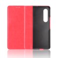 thumbnail image 6 of SaniMore Samsung Galaxy Z Fold 3 7.6" 2021 Case, Magnetic Folio PU Leather Cover with Card Slots Cash Pocket Stand Feature Full-body Protctive Shockproof Anti-fall Business Wallet Retro Shell, Red, 6 of 9