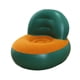 thumbnail image 5 of Sofá inflable con respaldo para mujeres, cómodo y elegante, para adultos. verde naranja, 5 of 9