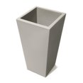 thumbnail image 3 of Step2 Tremont Concrete Square Plastic Tapered Indoor and Outdoor Tall Planter, 3 of 4