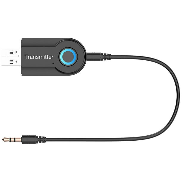 Pisexur Electronics para hombres Receptor Bluetooth Adaptador de audio inalámbrico Bluetooth 5.0 de alta resolución con entrada auxiliar USB de 3,5 mm para estéreo de coche/hogar Transmisión de músic
