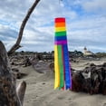 thumbnail image 3 of In the Breeze 4846 — Rainbow Column Value Sock/Windsock, 24-Inch — Colorful Yard or Porch Decor, 3 of 4