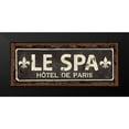 thumbnail image 2 of Pela Studio 24x12 Black Modern Framed Museum Art Print Titled - Vintage Bath I, 2 of 5