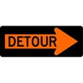 thumbnail image 2 of Lyle Detour Right Traffic Sign,18" x 48" M4-10R-48HA, 2 of 2