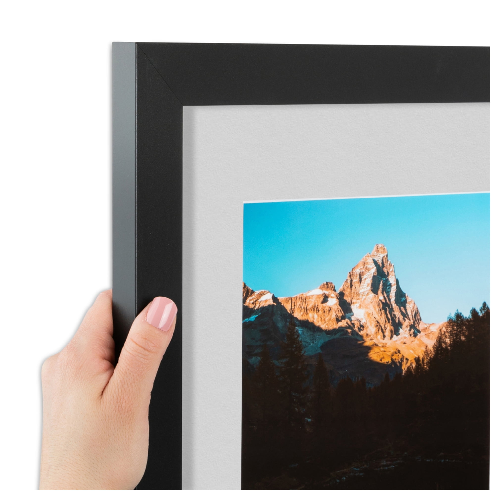 ArtToFrames Collage Photo Picture Frame with 3 - 8x10 Openings, Framed in Black with Candlewick and Black Mats (CDM-3926-73)