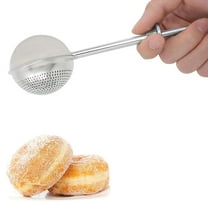 Flour Duster for Baking, One-Handed Operation, 304 Stainless Steel Powdered Sugar Shaker Duster, Pick Up and Dust Flour Sifter, Gift Package