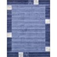 thumbnail image 1 of Unique Loom Del Mar Collection Area Rug-Transitional Inspired with Modern Contemporary Design, 9' 0 x 12' 0 Rectangular, Navy Blue/Ivory, 1 of 1