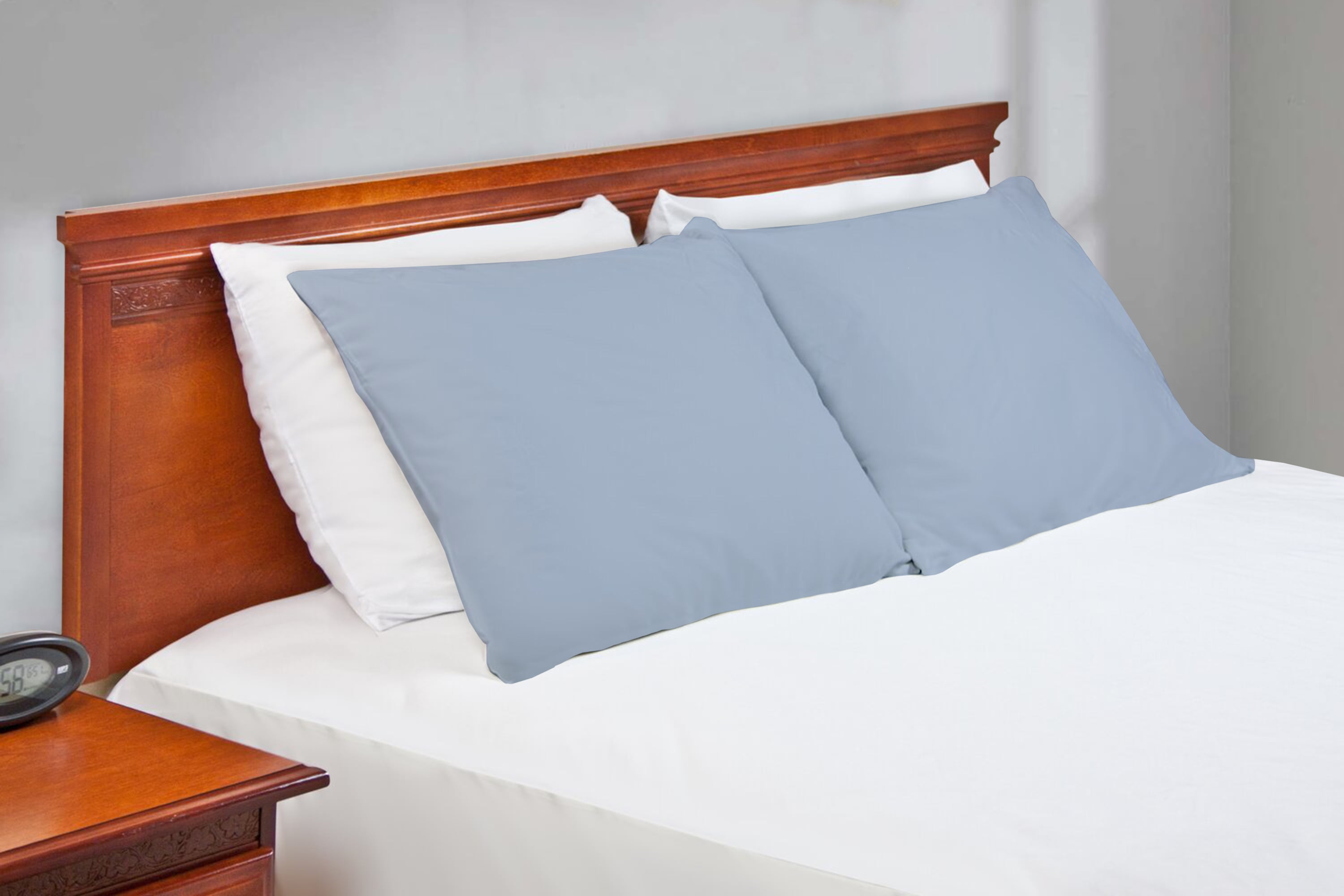 A1 Home Collections Organic Cotton Pillowcase Pair, 300TC GOTS Certified Super Soft & Breathable Pillow covers