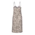 thumbnail image 4 of Sakmal Short Womens Plus Size Dresses Slip Dress Yellow Leopard Print Sexy Deep V-Neck Sleeveless Plus Size Ladies Dresses, 4 of 8