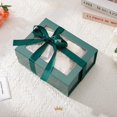thumbnail image 4 of Cajas de regalo PACKQUEEN, color verde pascua con ventana, 24 x 17,5 x 10 cm, 5 unidades, 4 of 6