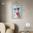 thumbnail image 5 of Pastel Cheetah Bubblegum Shadowbox Print Glam Wall Decor by Art Remedy, Blonde Frame, 20 x 30, 5 of 7