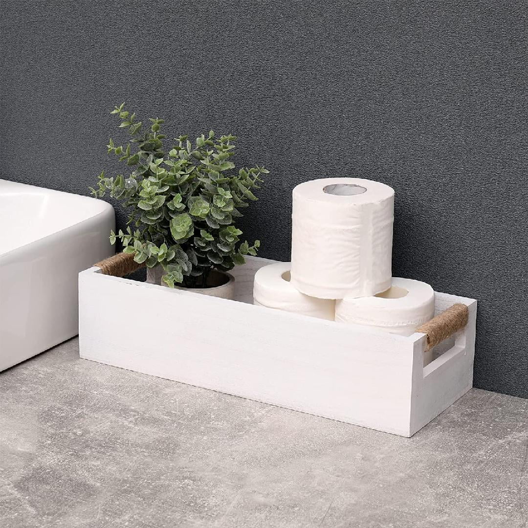 Dublin Bathroom Decor Box Toilet Paper Holder Storage Basket