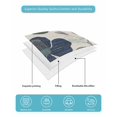 thumbnail image 5 of Quilts Twin XL Size, Navy Blue Green Floral Soft Comforter Bedding Set for Bed, Vintage Botanical Leaves Lightweight Quilted Bedspread with Pillow Cover(2 Pieces) for All Season, 68x98 Inch, 5 of 6