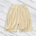 thumbnail image 2 of Ruyang Boys Girls Baggy Athletic Shorts Summer Pull On Elastic Waist Soft Comfort Daily Bottoms Causal Jogger Shorts, 2 of 7
