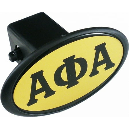 Black Trainer - Alpha Phi Alpha Mirror Domed Trailer Hitch Cover [Black - 2