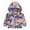 Multicolour-C, variant on LRen Kids Graffiti Print Hooded Windbreaker Jacket, Lightweight Zip Up Spring Coat for Boys Girls, Outdoor School Street Style