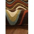 thumbnail image 4 of Trio Mouzi Brown Area Rug 8x10 Transitional Contemporary Design, 4 of 6