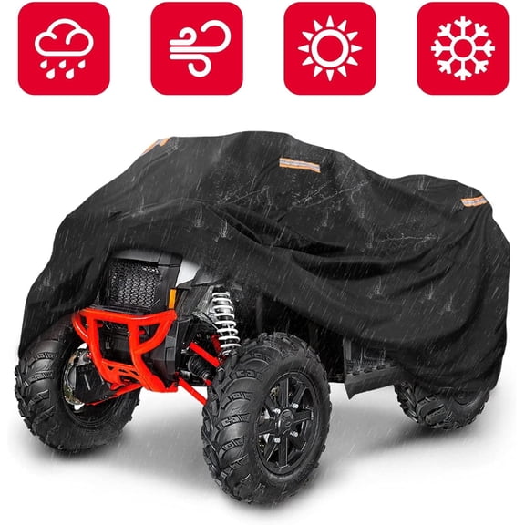 KEMIMOTO 300D ATV Cover Universal For Polaris Sportsman 450 /570 /850 /800 Can-Am Outlander
