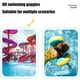 thumbnail image 5 of Gafas de natación Impermeable resistente a la niebla Montura grande | Cómoda correa ajustable de silicona a prueba de fugas | Gafas de natación Clear HD para piscina playa | Se adapta a la cara, 5 of 5