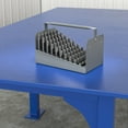thumbnail image 2 of Jones Stephens N70050 0.5 in. Steel Nipple Caddy Tray with 77 Piece Capacity, 10.5 x 7 x 6.5 in., 2 of 3