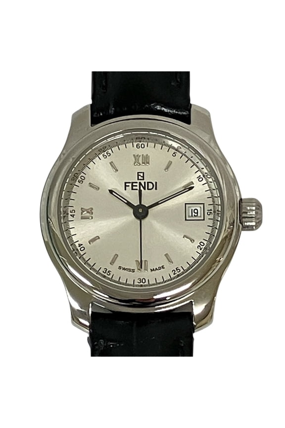 Pre-Owned Fendi Orologi watch, total weight 23.8g, stainless steel, genuine leather strap,...
