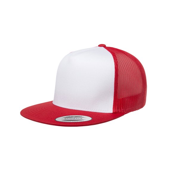 Yupoong Adult Classic Trucker with White Front Panel Cap - 6006W