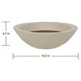 thumbnail image 3 of Ecobo 4.7 inches Eco-Freindly Round Bowl, Capri Indoor/Outdoor use, Durable, Versatile & Lightweight, Designed by Brazilian Artisans, Contemporary All-Weather Design – Beige, 3 of 5