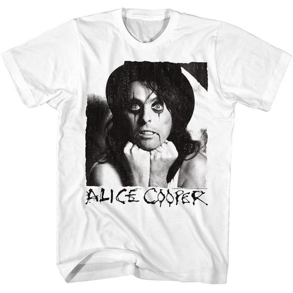 Alice Cooper A Cooper Photograph White Adult T-Shirt