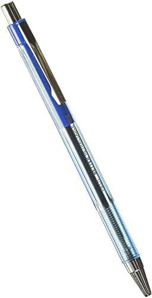 PILOT The Better Ball Point Pen Refillable & Retractable Ballpoint Pens,  Fine Point, Blue Ink, 6 PACK