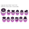 thumbnail image 2 of Kitchen 12pcs Stainless Steel Biscuite Mold Vegetable Shape sculpture Tools with Detachable Plastic Shell Purple, 2 of 9