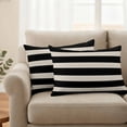 thumbnail image 3 of Outdoor Waterproof Pillow Covers Modern Stripes Lines Decorative Throw Pillow Protectors,Pillowcase Cushion Cases for Patio Sofa Garden Couch,20x12in,Pack of 2, 3 of 14