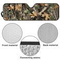 thumbnail image 6 of HUIACONG Sunshade Sun Shade Windshield Heat Shield Sun Visor Mat Compatible with Jeep Wrangler Rubicon Sahara TJ JK JKU 2 Door & 4 Door Hunting Forests, 6 of 6