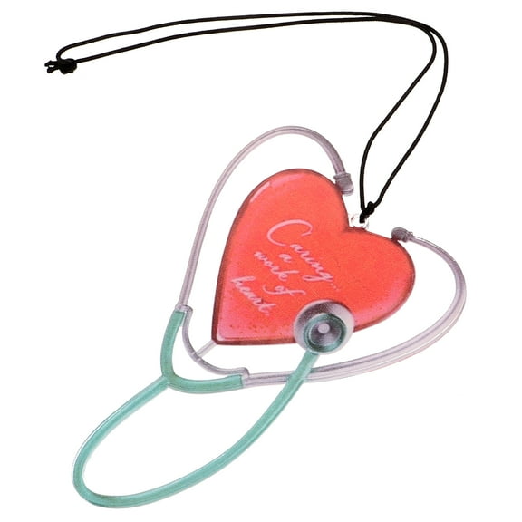 Acrylic Stethoscope Pendant Ornament for Xmas Tree Hanging Decor, and Holiday Decoration