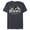Navy Heather, variant on Family Trip Original Trilogy Characters Vacation - Short Sleeve Blended T-Shirt for Adults - Customized-Navy Heather