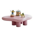 thumbnail image 4 of ENSHUI 48.5" Cloud Coffee Table,Unique Modern Coffee Table with 4 Legs for Living Room, Easy Assembly, Pink, 4 of 13