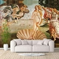 thumbnail image 2 of IDEA4WALL 6pcs The Birth of Venus by Sandro Botticelli Wallpaper Removable Wall Murals for Home Decal - 100x144 inches, 2 of 5