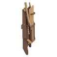 thumbnail image 3 of OS Home and Office Furniture Fan Back Folding Adirondack Chair - Weather Wood On Tudor Brown Base, 3 of 6